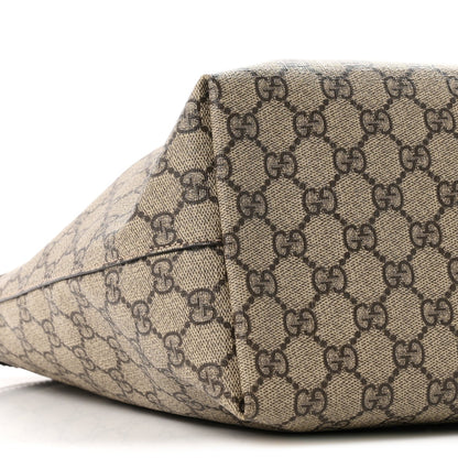 Gucci GG Supreme Monogram Medium Ophidia Shopping Tote Brown
