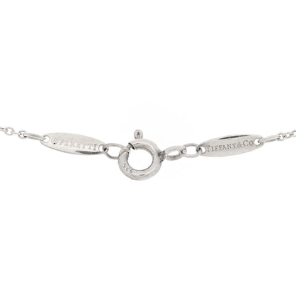 Tiffany Sterling Silver Elsa Peretti Diamonds by the Yard Pendant Necklace