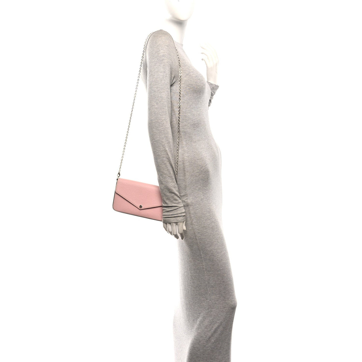 Louis Vuitton Epi Pochette Felicie Rose Ballerine