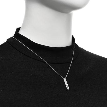 Messika 18K White Gold Diamond My First Pavé Pendant Necklace