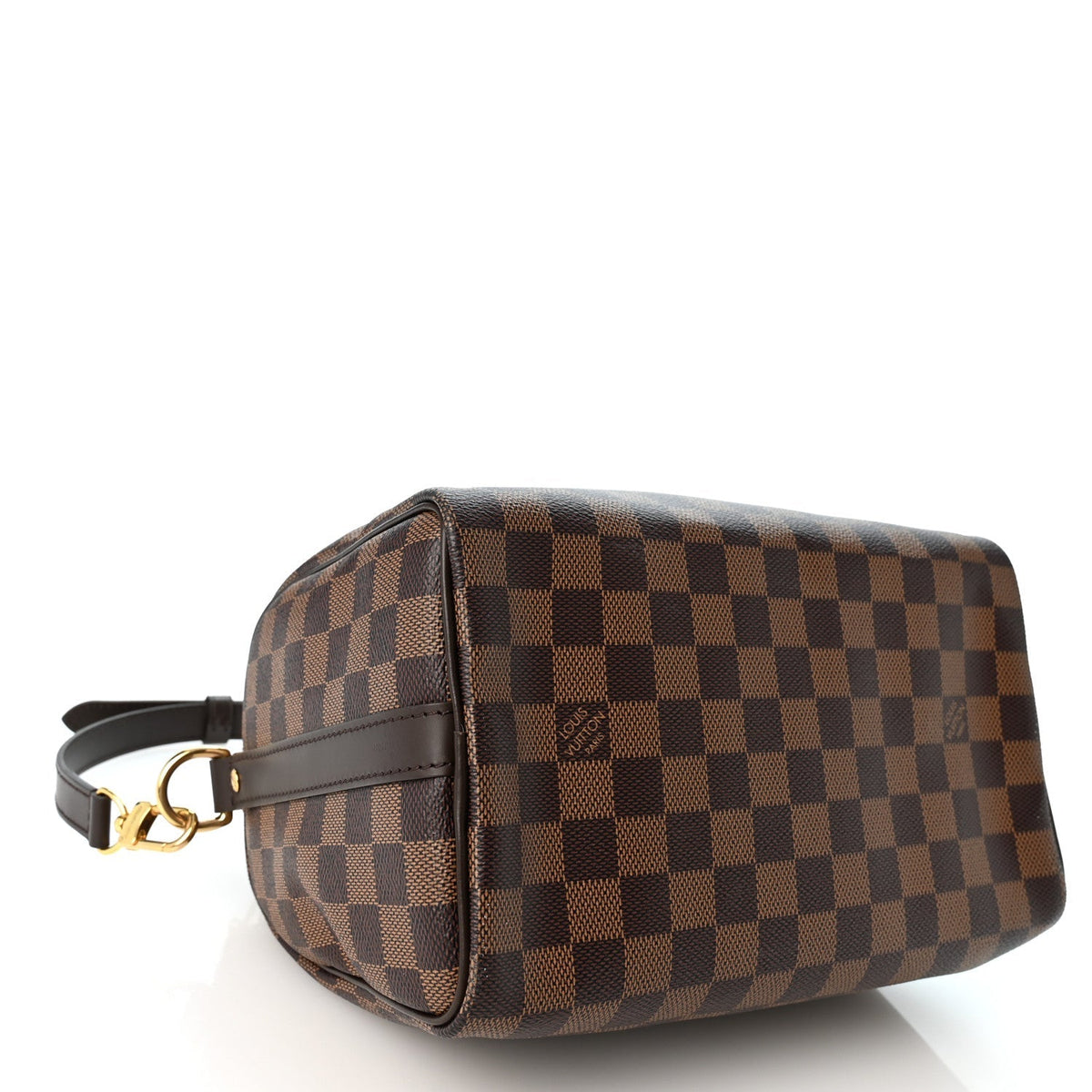 Louis Vuitton Damier Ebene Speedy Bandouliere 25 Brown