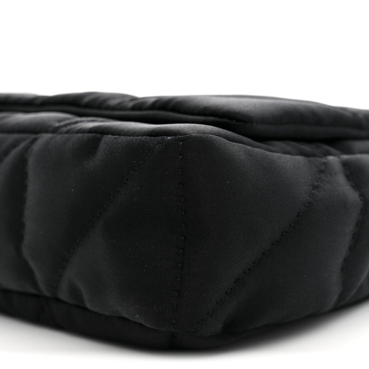 Saint Laurent Satin Patchwork Monogram Medium Jamie Bag Black