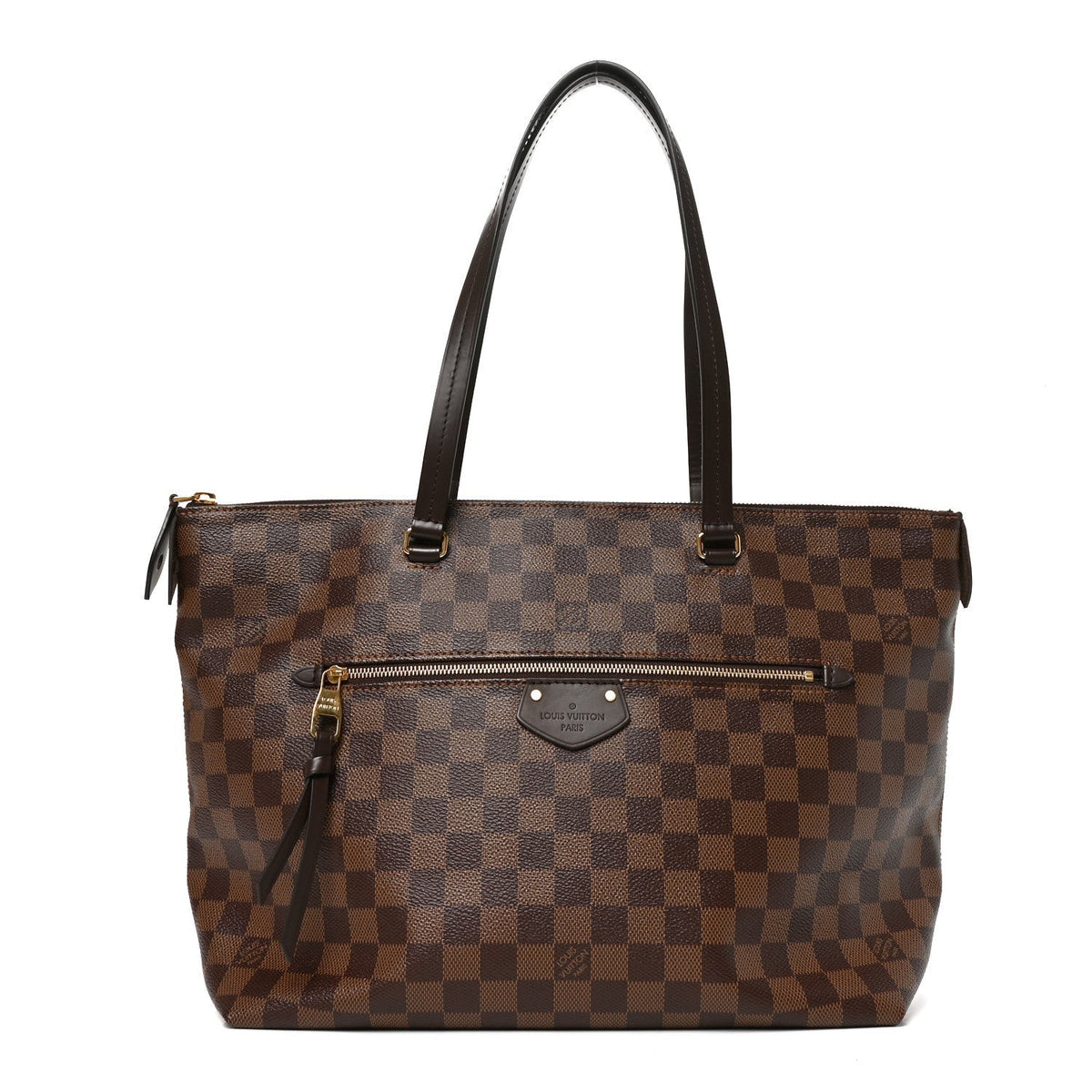 Louis Vuitton Damier Ebene Iena MM Bag Brown