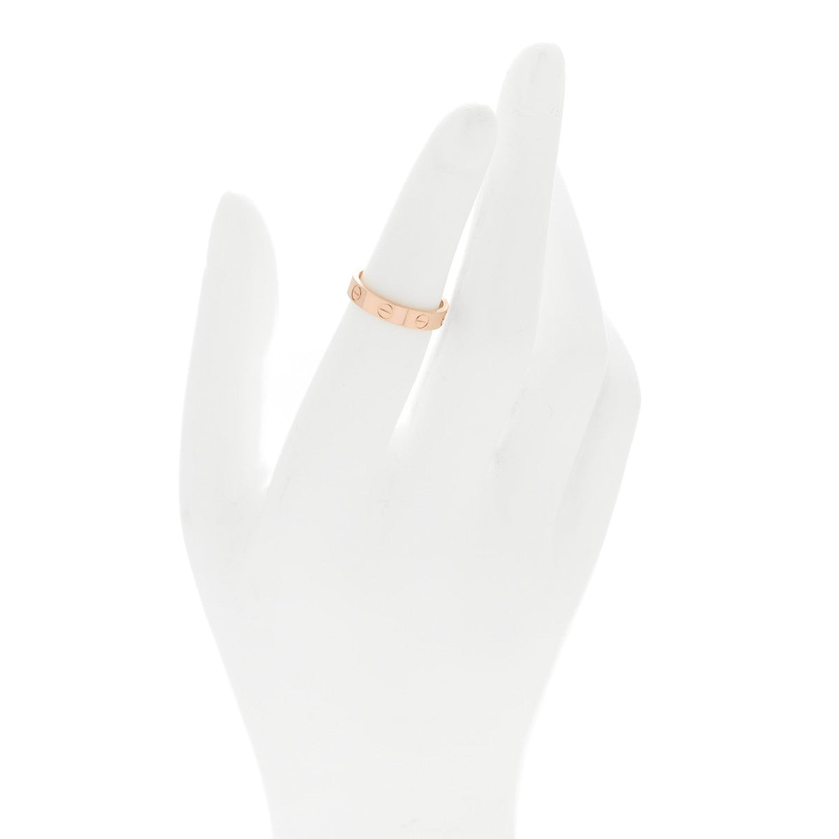 Cartier 18K Pink Gold 3.5mm LOVE Wedding Band Ring 49 5