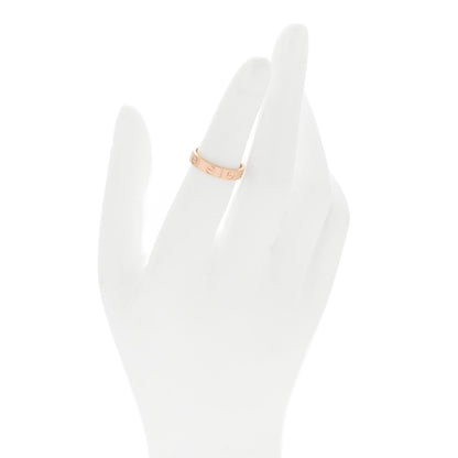 Cartier 18K Pink Gold 3.5mm LOVE Wedding Band Ring 49 5