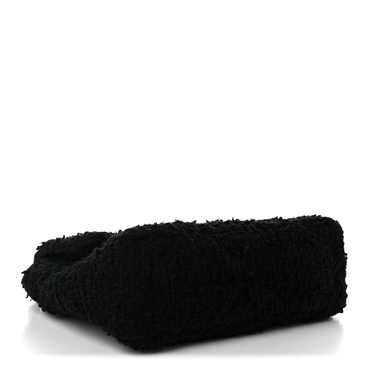 Chanel Tweed Quilted Medium 19 Flap Black