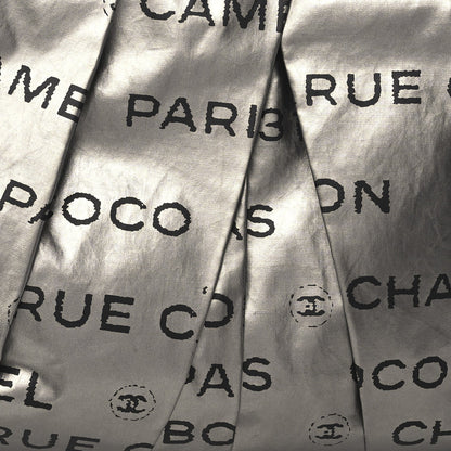 Chanel Coated Canvas Unlimited Clutch Silver 1985367