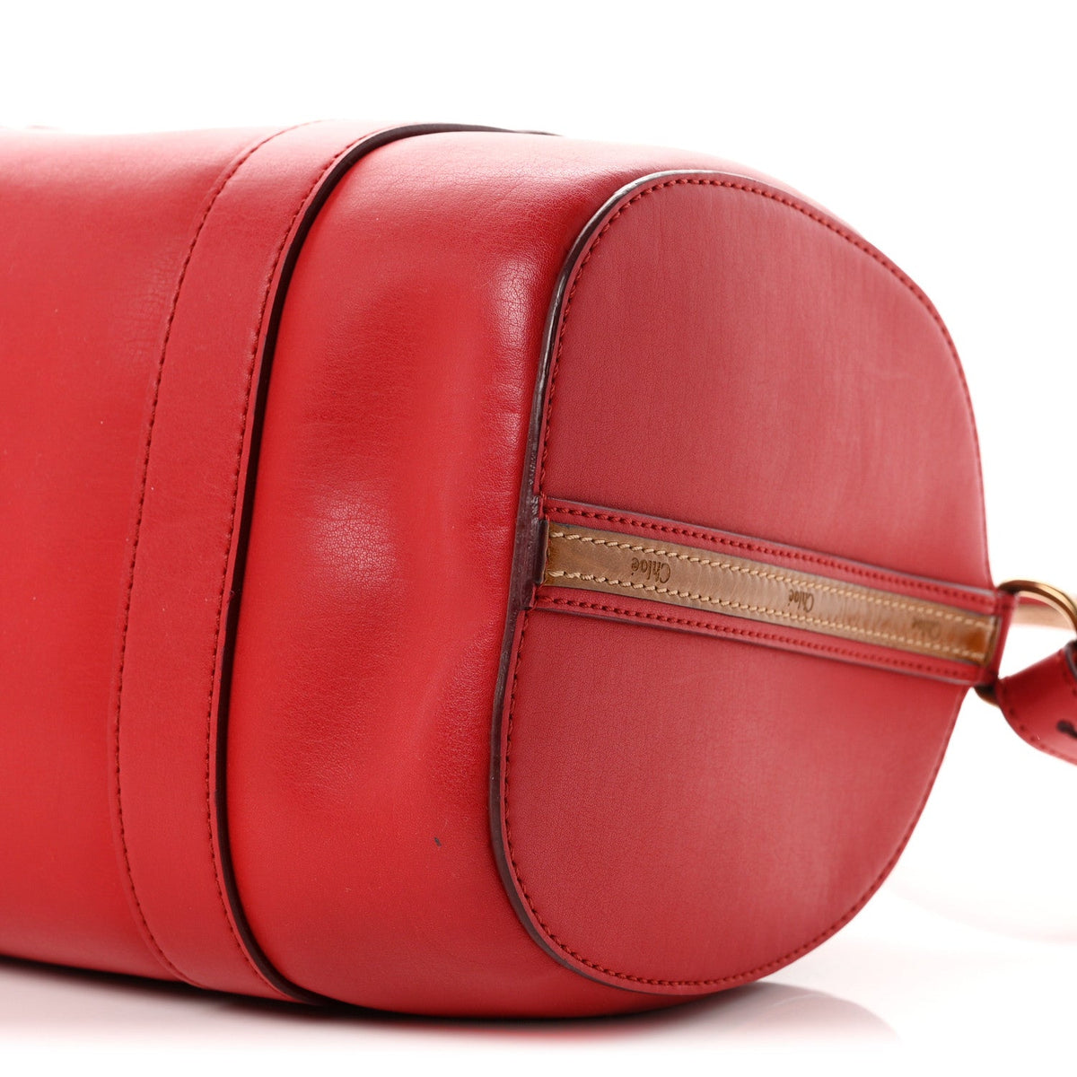 Chloe Calfskin Duffle Bag Red