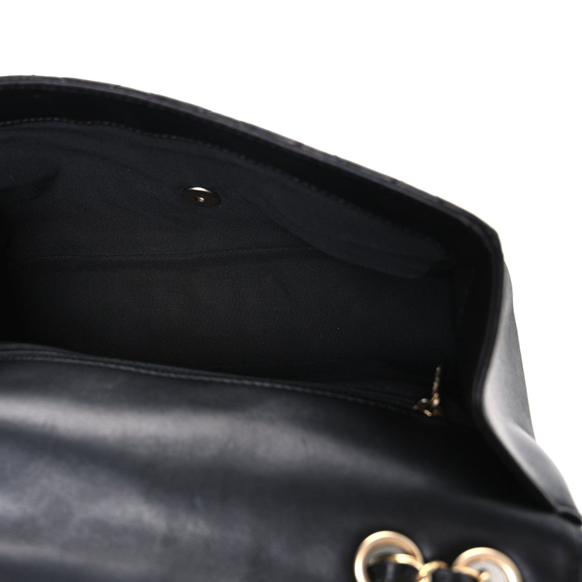 Chanel Lambskin Quilted Medium Mademoiselle Chic Flap Black
