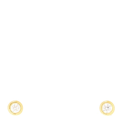 Roberto Coin 18K Yellow Gold Diamond Bezel Stud Earrings
