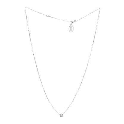 Cartier 18K White Gold Diamond SM D'Amour Pendant Necklace