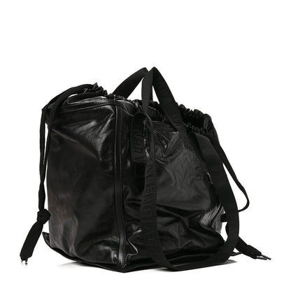 Balenciaga Calfskin Medium Cargo Tote Black
