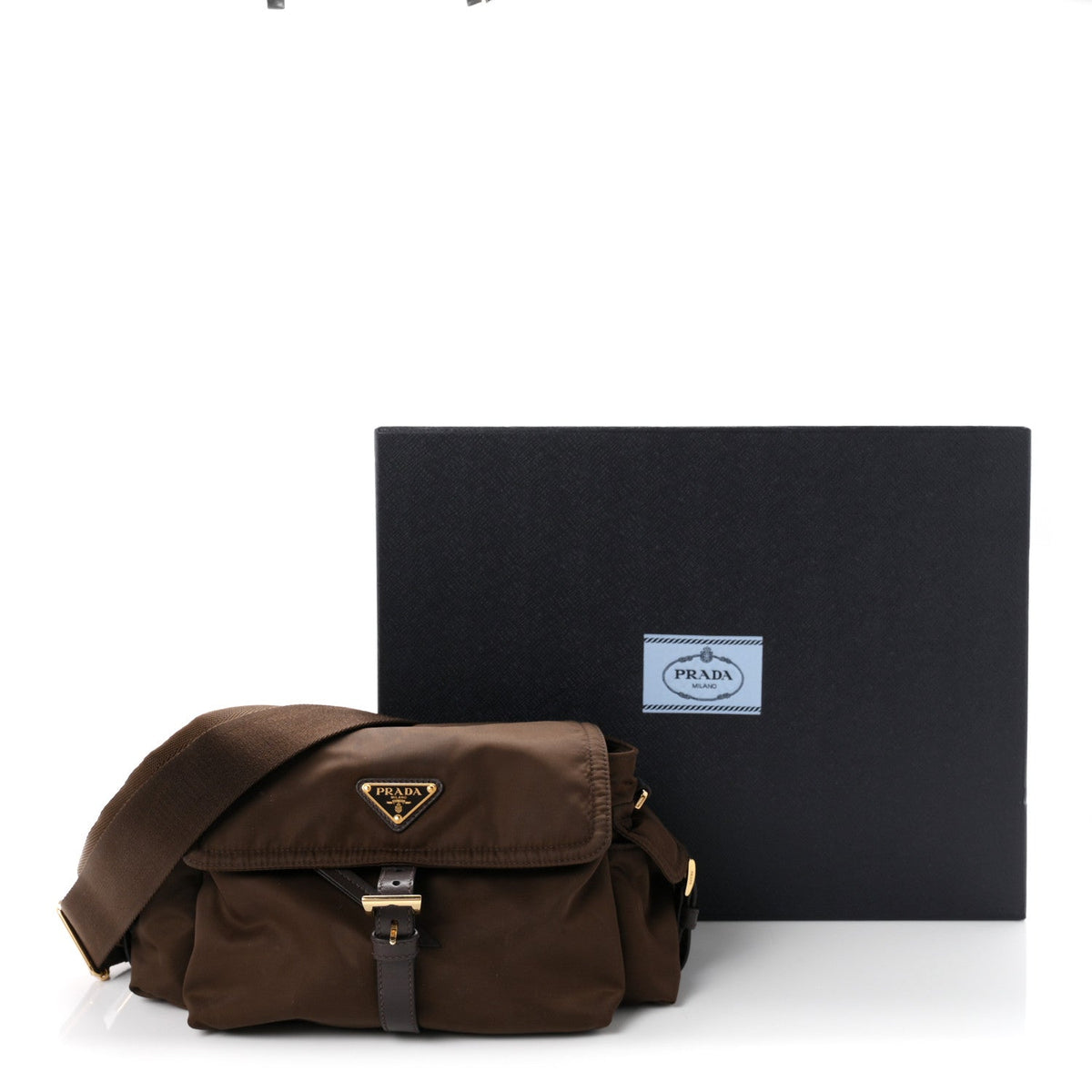 Prada Re-Nylon Medium Explore Shoulder Bag Bruciato