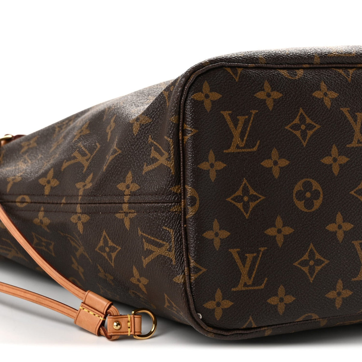Louis Vuitton Monogram Neo Neverfull MM Tote Bag Brown