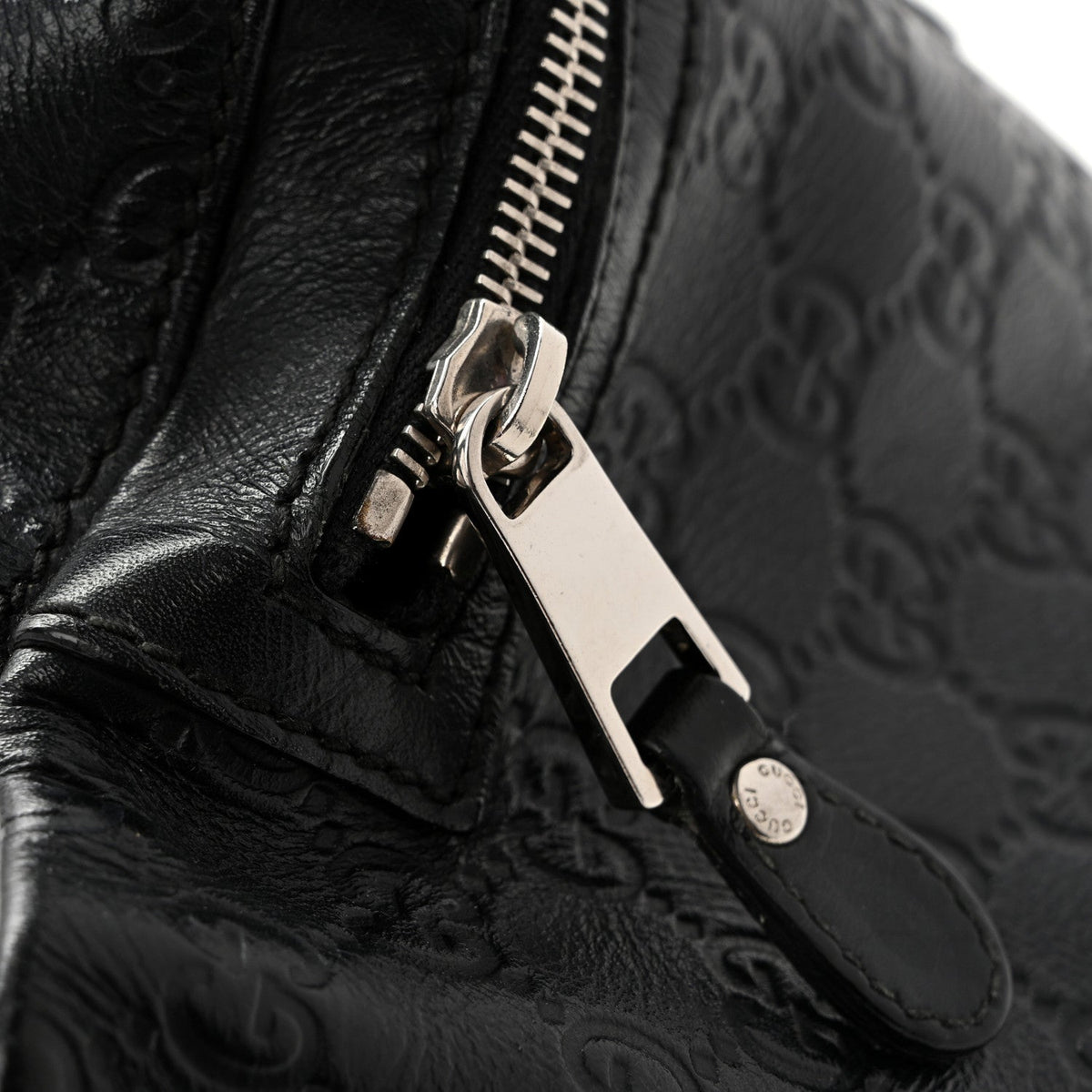 Gucci Guccissima Web Belt Bag Black