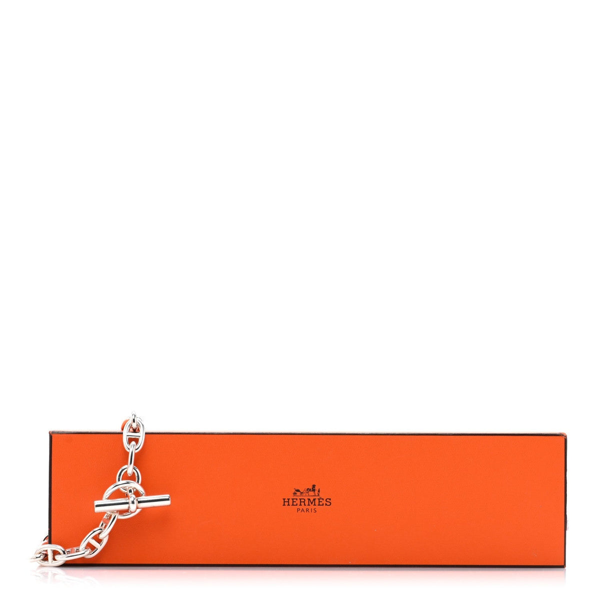 Hermes Sterling Silver MM Chaine d'Ancre Bracelet