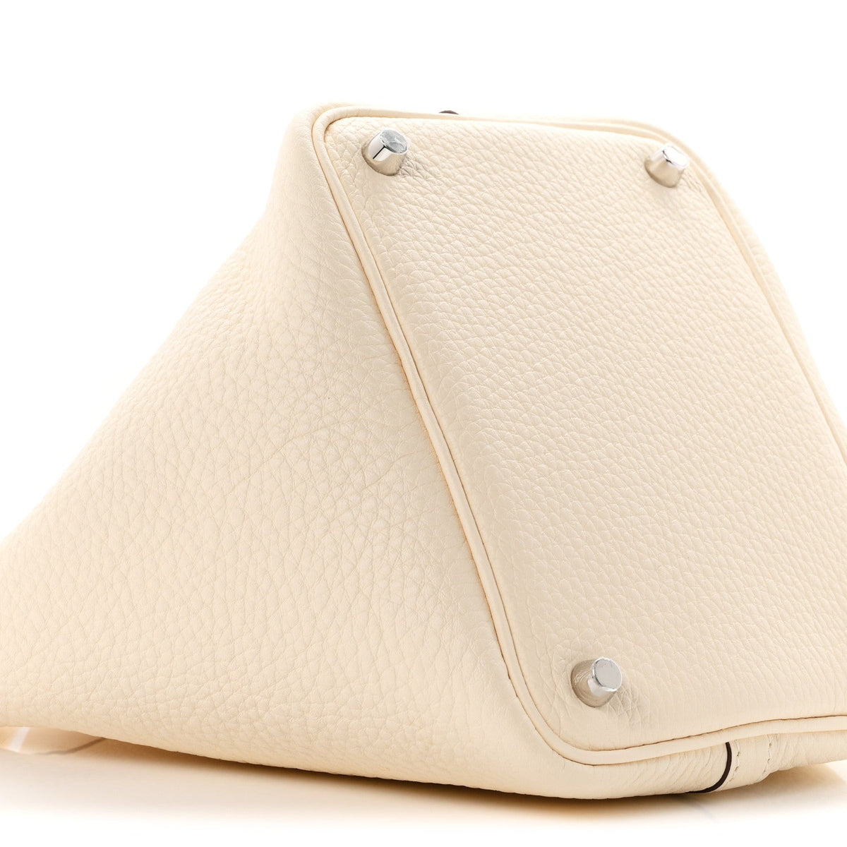 Hermes Taurillon Clemence Picotin Lock 18 PM Bag Nata