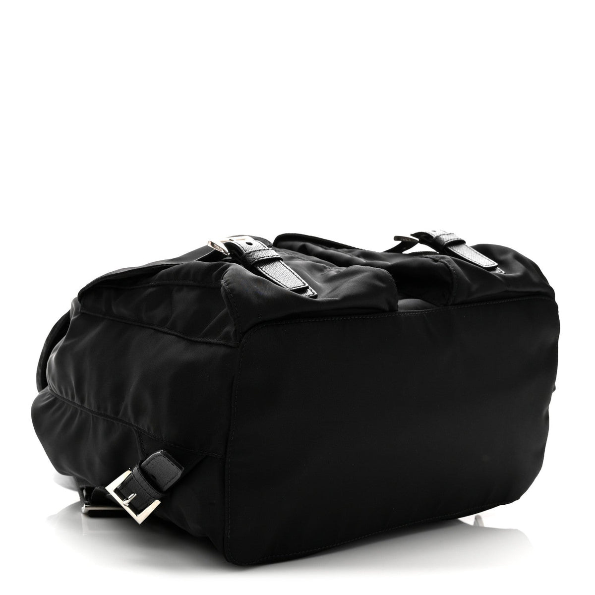 Prada Tessuto Nylon Saffiano Medium Backpack Black