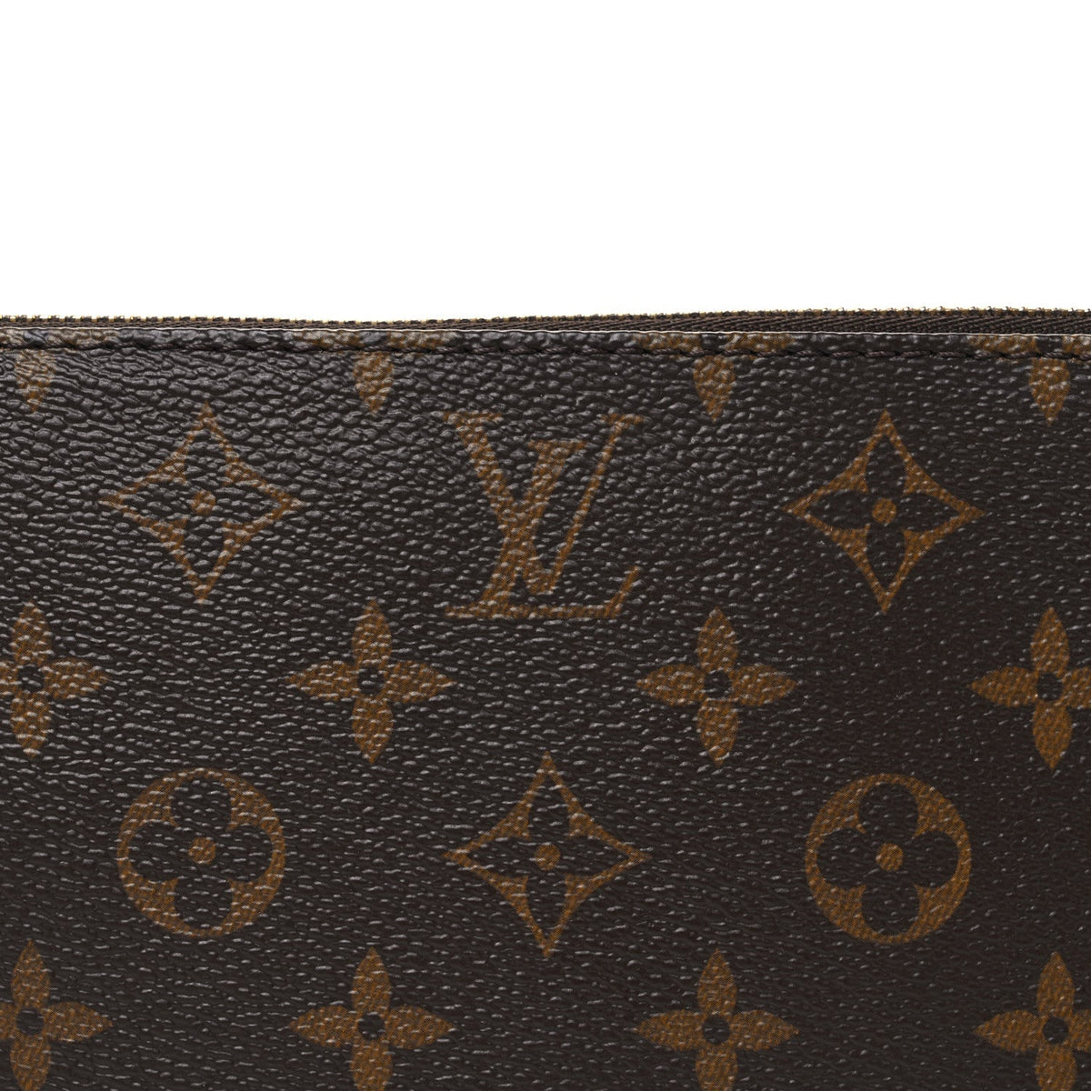 Louis Vuitton Monogram Chain Pochette Accessoires Brown