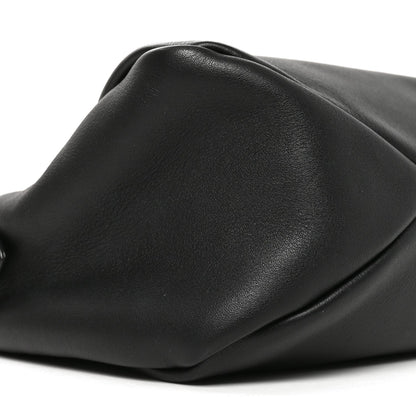 Prada Soft Calfskin Large Aimée Shoulder Bag Black