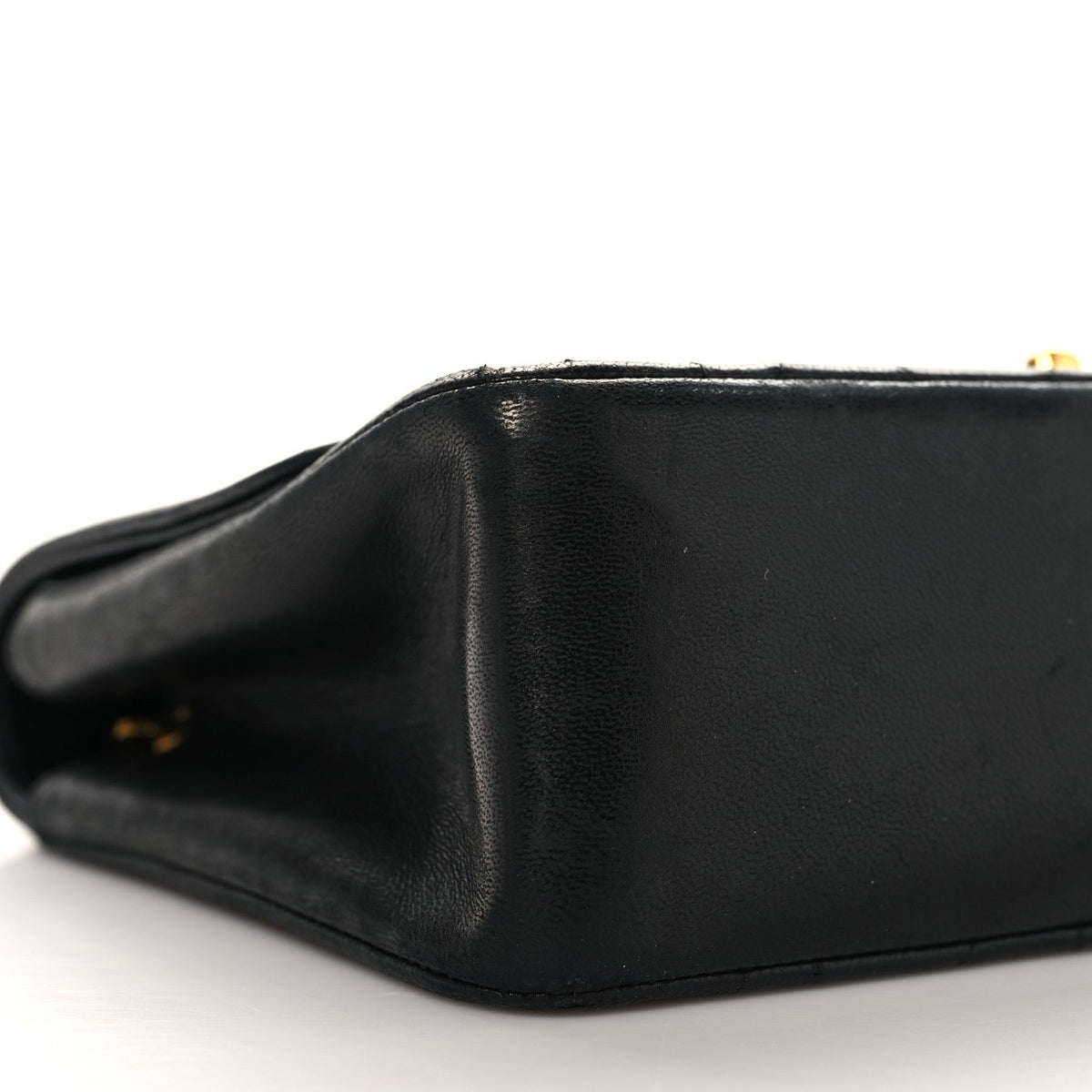 Chanel Lambskin Quilted Diana Small Single Flap Black