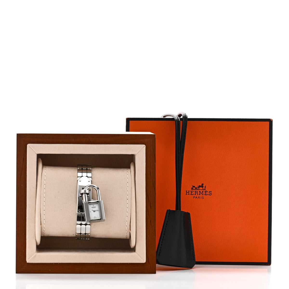 Hermes Stainless Steel 16mm Kelly Quartz Watch