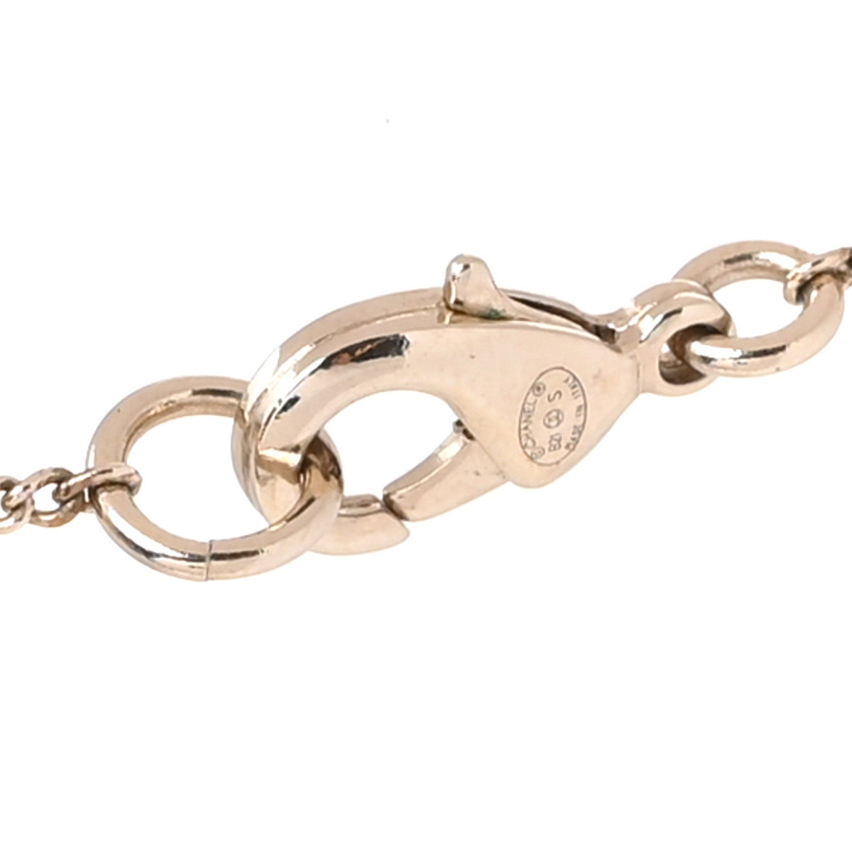 Chanel Metal CC Locket Necklace Gold