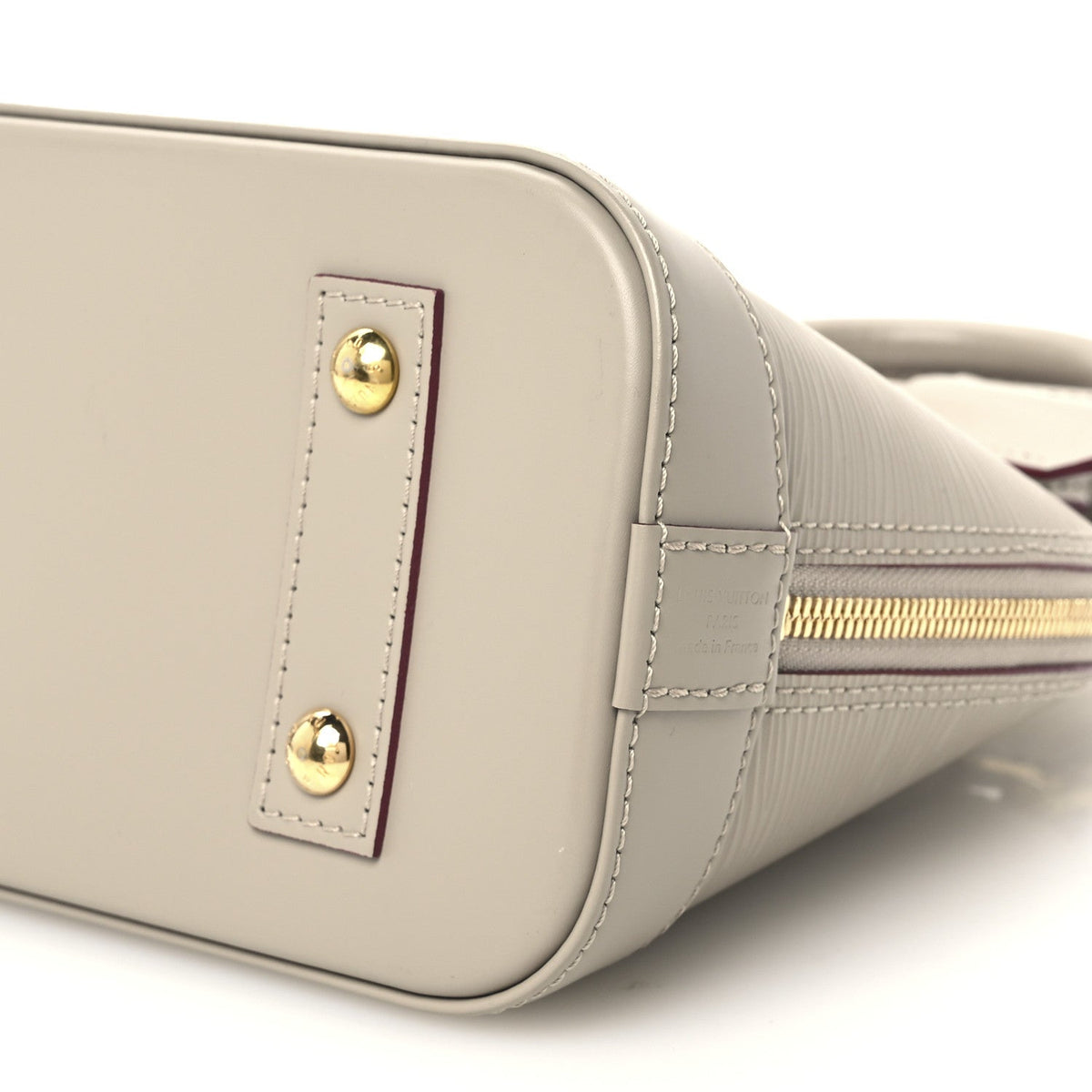 Louis Vuitton Epi Alma BB Bag Galet