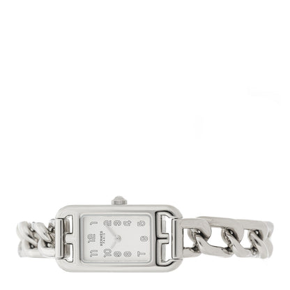 Hermes Stainless Steel Women's 17mm Nantucket Watch Silver
