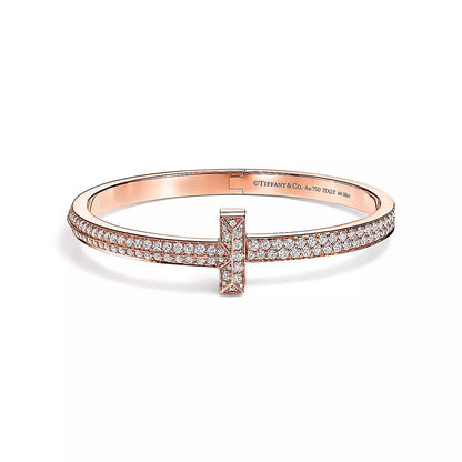 18K Gold Diamond Tiffany T1 Bracelet
