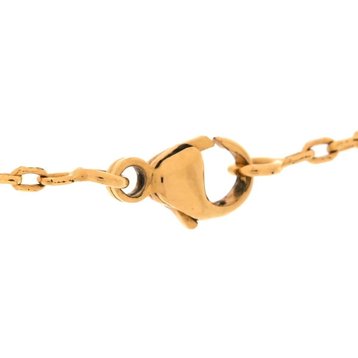 Hermes Lacquered Gold Pop H Pendant Necklace Rouge Vif