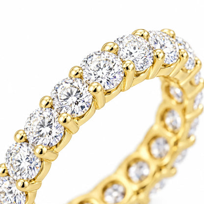 Eternelle 18K Gold Plated 925 Sterling Silver Cubic Zirconia Ring