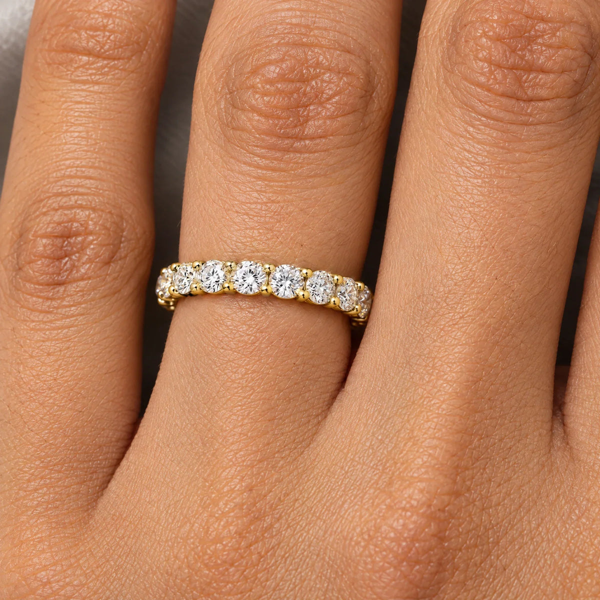Eternelle 18K Gold Plated 925 Sterling Silver Cubic Zirconia Ring