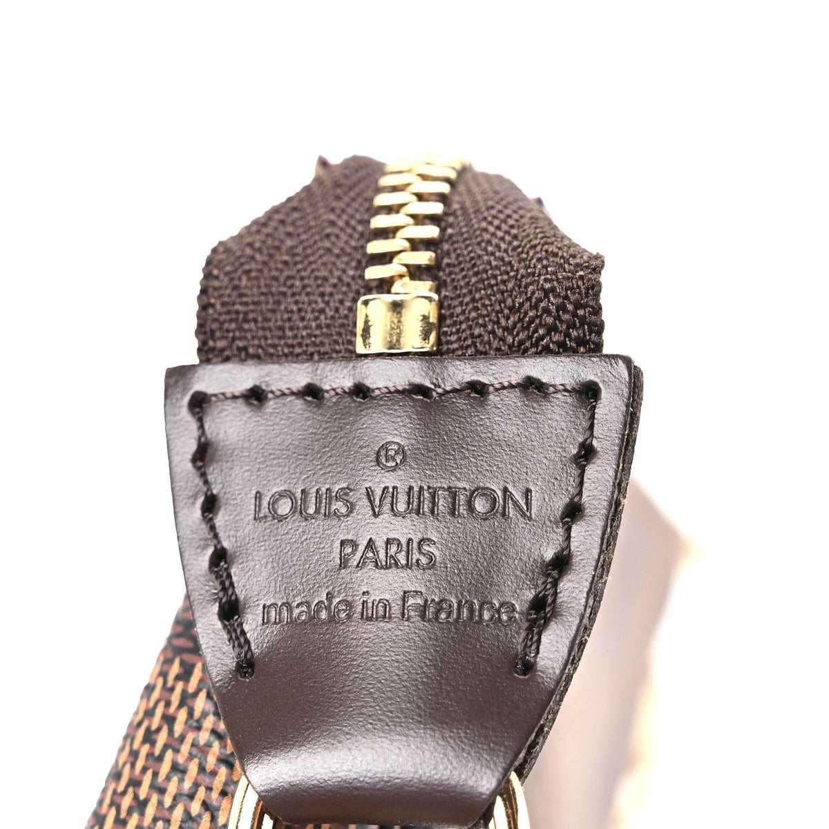 Louis Vuitton Damier Ebene Mini Pochette Accessories Brown 1964401