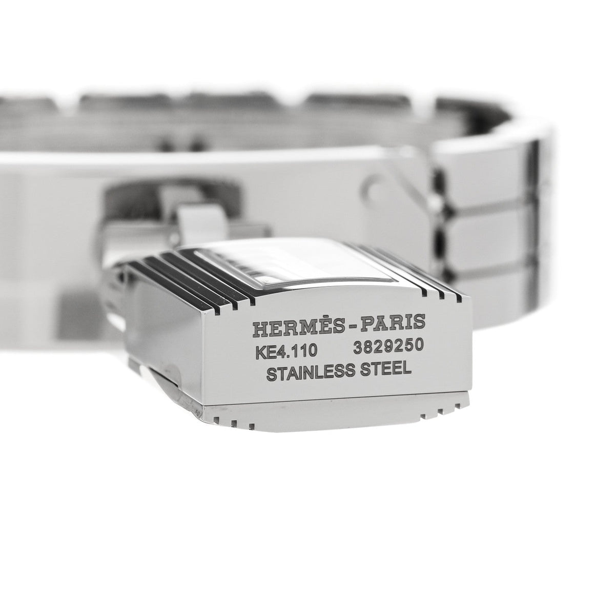 Hermes Stainless Steel 16mm Kelly Quartz Watch