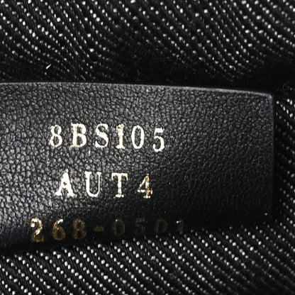 Fendi Denim Small Mamma Baguette Dark Blue