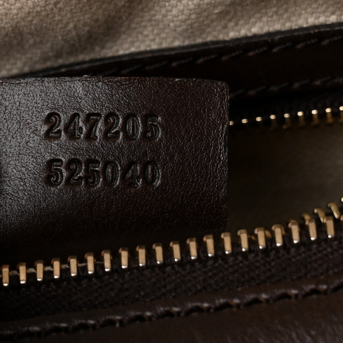 Gucci Monogram Vintage Web Medium Boston Dark Brown
