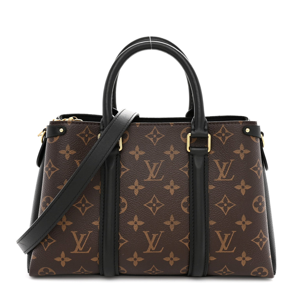 Louis Vuitton Monogram Soufflot BB Black