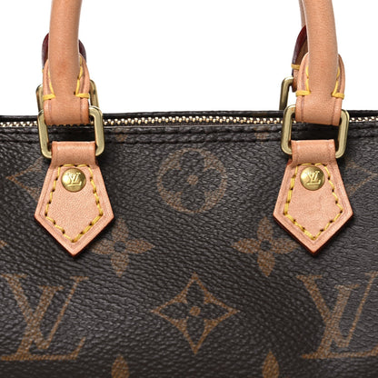 Louis Vuitton Monogram Canvas Nano Speedy Brown M61252