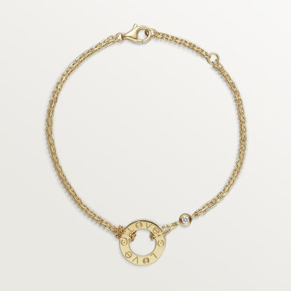 18K Gold Diamonds Cartier Love Bracelet