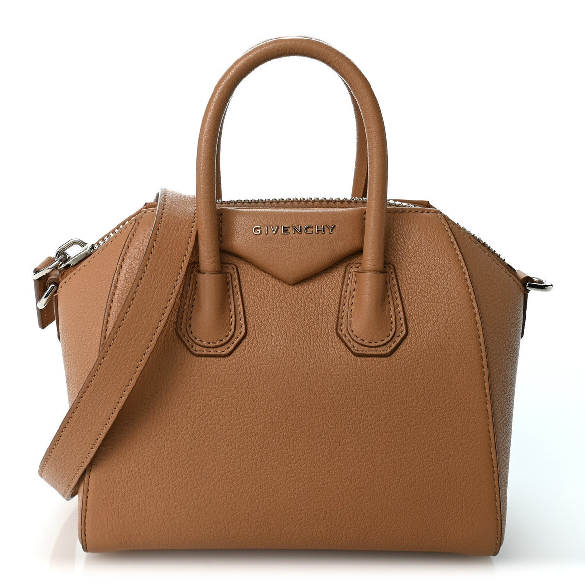 Givenchy Sugar Goatskin Mini Antigona Medium Beige
