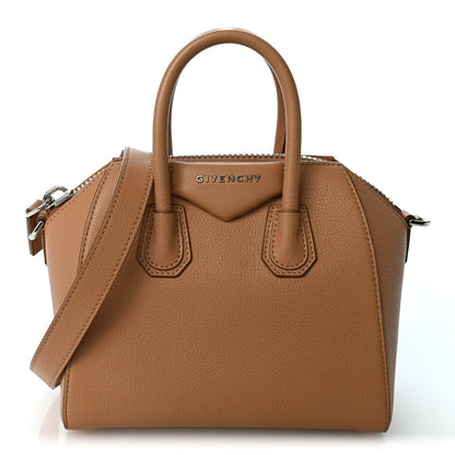 Givenchy Sugar Goatskin Mini Antigona Medium Beige