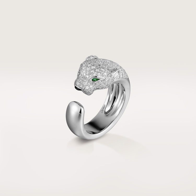 18K Gold Diamond Cartier Panthère de Cartier Ring