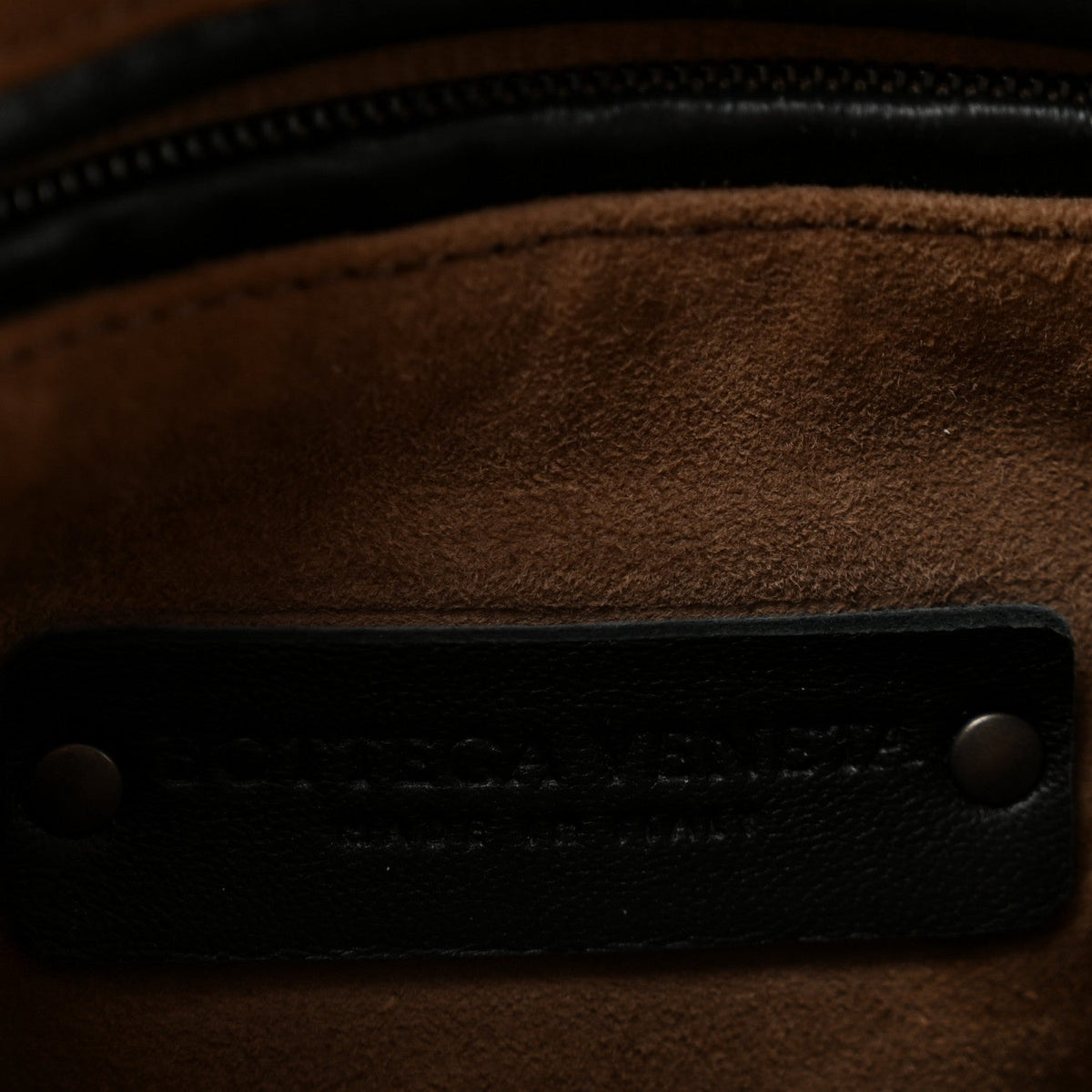 Bottega Veneta Nappa Intrecciato Nodini Crossbody Bag Black