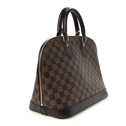 Louis Vuitton Damier Ebene Alma PM Brown