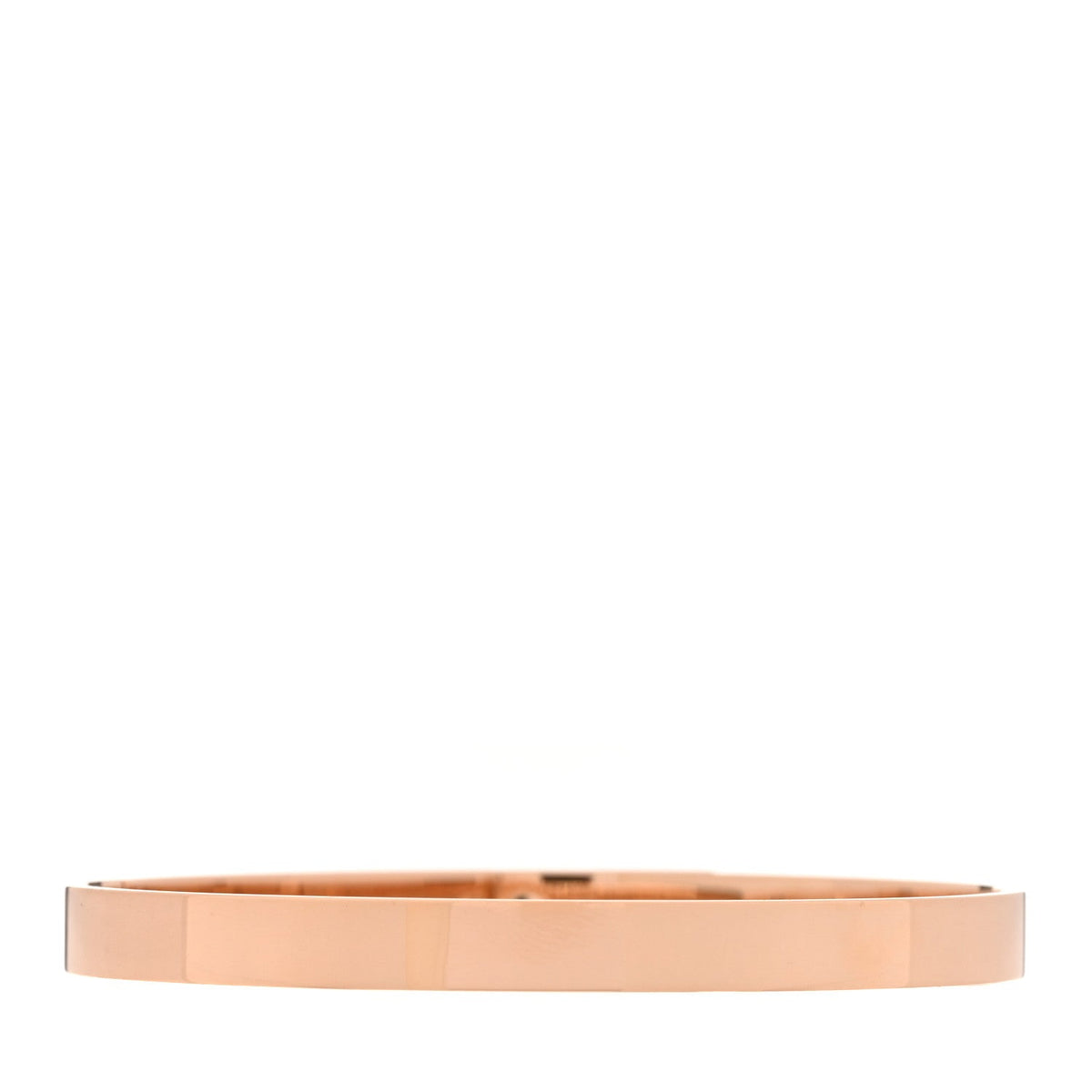 Hermes 18K Rose Gold Diamond PM Kelly Bracelet ST
