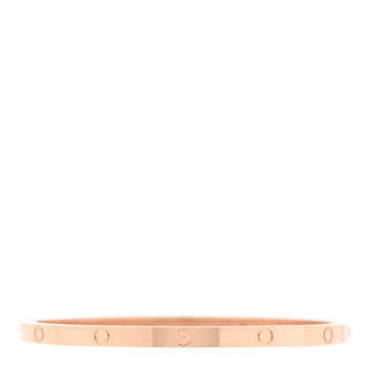 Cartier 18K Pink Gold Small LOVE Bracelet 17