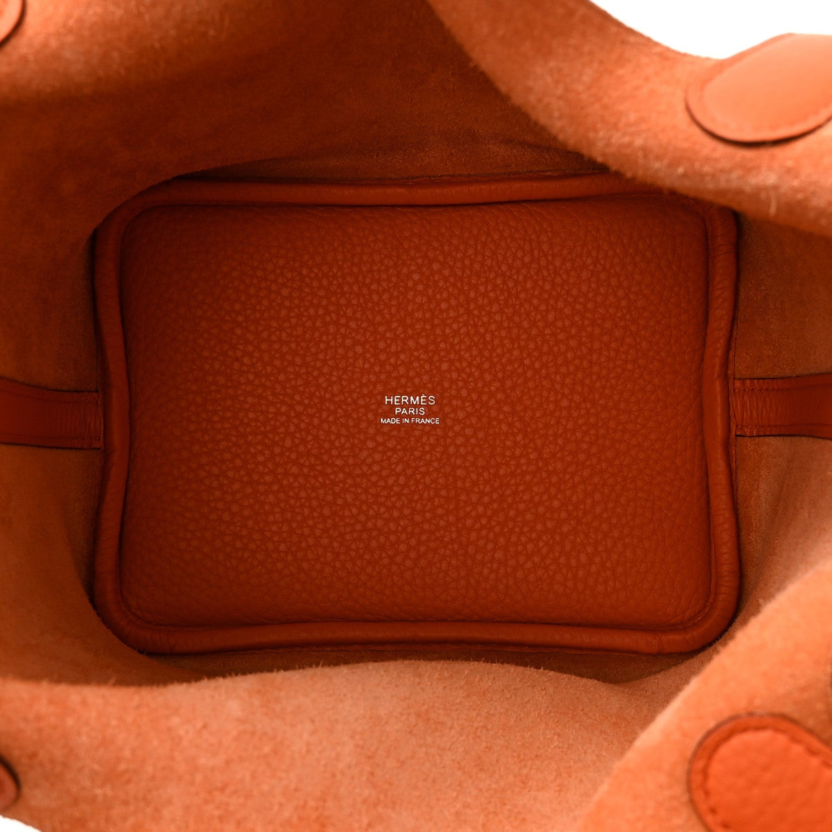 Hermes Taurillon Clemence Picotin Lock 18 PM Orange