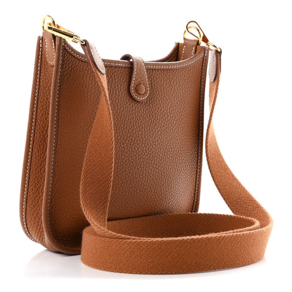 Hermes Taurillon Clemence Evelyne TPM Gold 1982765