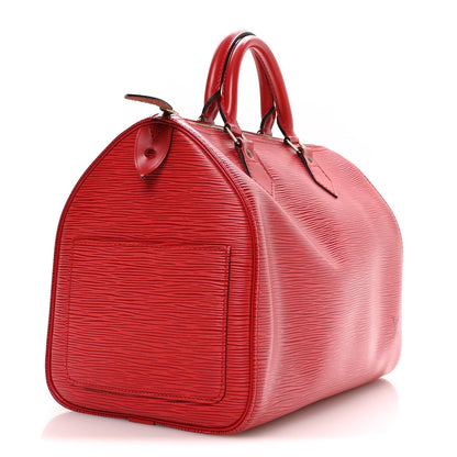 Louis Vuitton Epi Speedy 30 Bag Castillan Red
